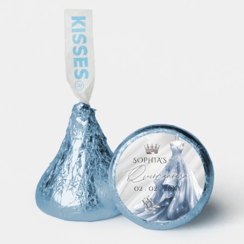 Silver Blue Dress Princess Quinceaera  Hersheys Kisses