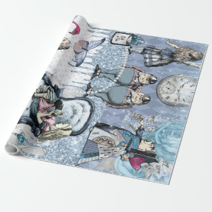 Alice In Wonderland Wrapping Paper www.thealiceboutique.com