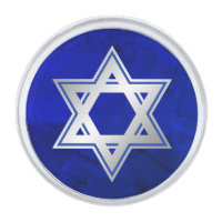 Silver Blue Star of David Cobalt