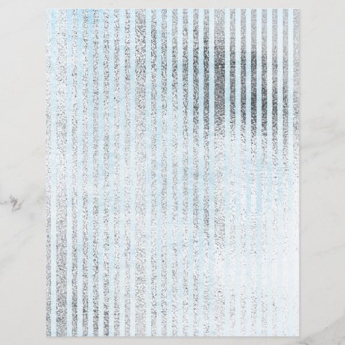 Silver  Blue Striped Shabby Scrapbook Paper