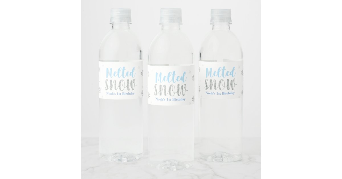 Arctic Polar Animals Water Bottle Labels Winter Waterproof 