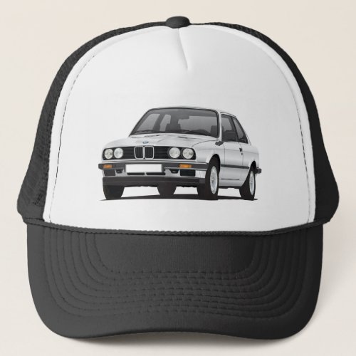 Silver BMW 3 series E30 Trucker Hat