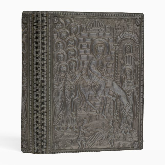 Silver book cover mini binder (Front/Spine)