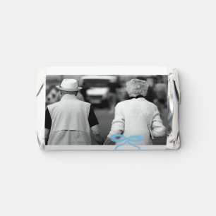 SILVER bow cheers to 60 years anniversary wedding Hershey's Miniatures