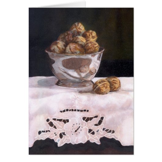 Silver Bowl with Walnuts (Front)