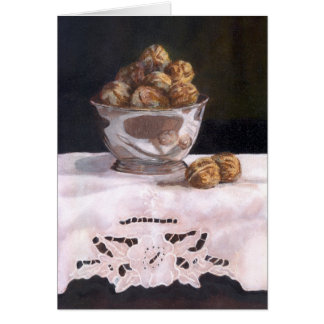 Silver Bowl with Walnuts Cards
