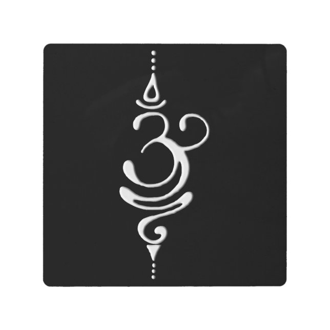 Silver Breathe  Metal Print (Front)