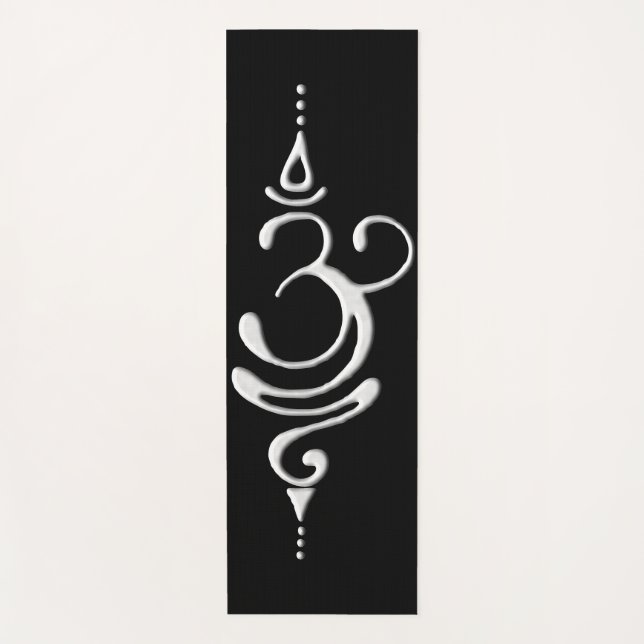 Silver Breathe  Yoga Mat (Front)