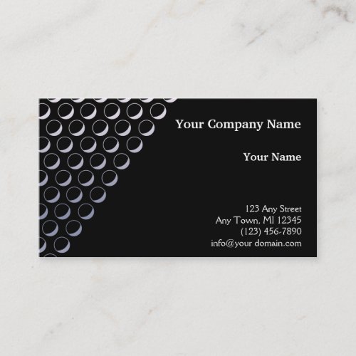 Silver Bubbles Business Business Card