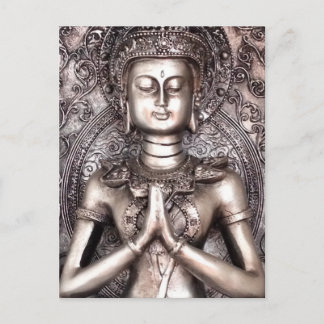 Silver Buddha Postcard