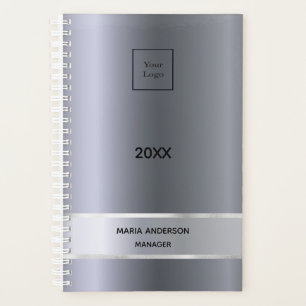 Silver business logo 2026 planner