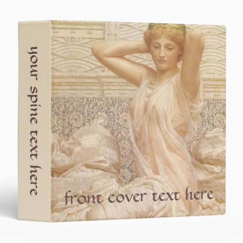 Silver by Albert Joseph Moore Victorian Fine Art 3 Ring Binder