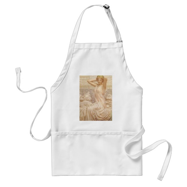 Silver by Albert Joseph Moore, Victorian Fine Art Adult Apron (Front)
