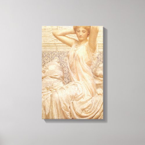 Silver by Albert Joseph Moore Victorian Fine Art Canvas Print