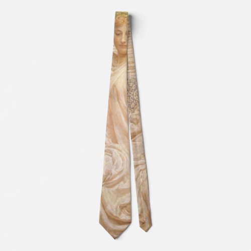 Silver by Albert Joseph Moore Victorian Fine Art Neck Tie