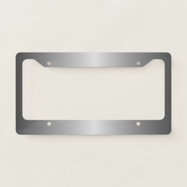 Silver Car Plate Frame (Front)