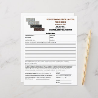 Silver Chalice Bricklayers Proposal