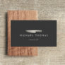 Silver Chef Knife Logo 2 for Catering, Restaurant Business Card