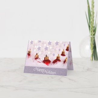Silver Christmas Holiday Card