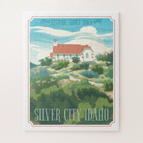 Silver City Idaho Ghost Town Jigsaw Puzzle