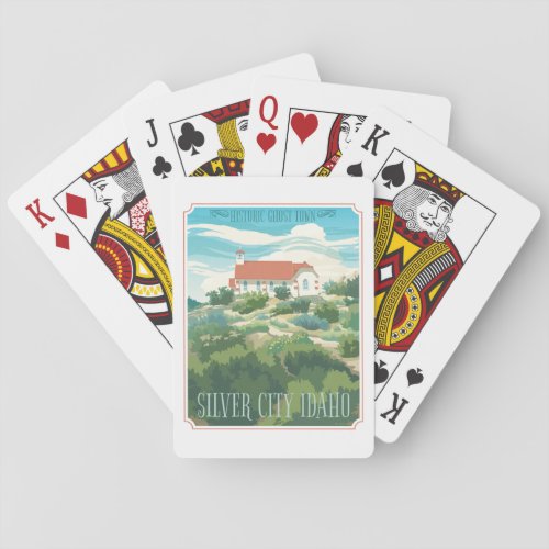 Silver City Idaho Ghost Town  Playing Cards