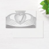 silver claddagh ring (Desk)