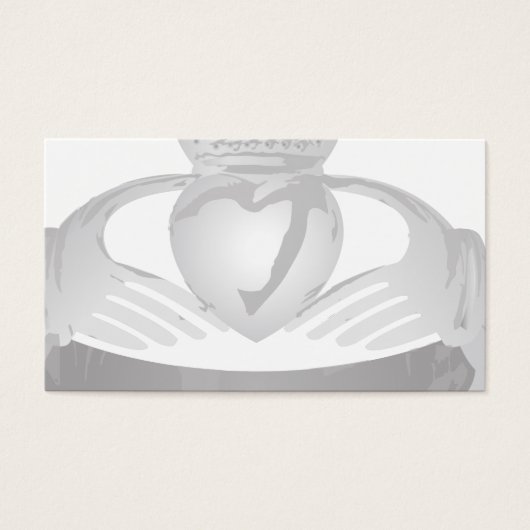 silver claddagh ring (Front)