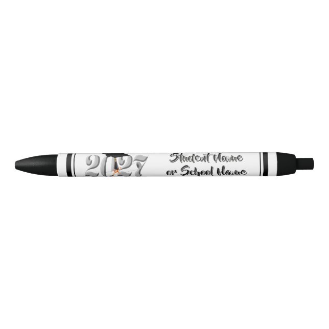 Silver Class of 2027 Graduation  Pen (Front)