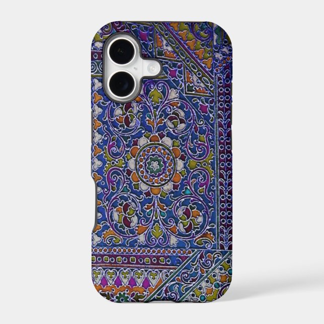 silver cloisonne iphone case (Back)