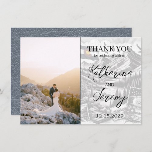 Silver Colorado Passport Thank You Card