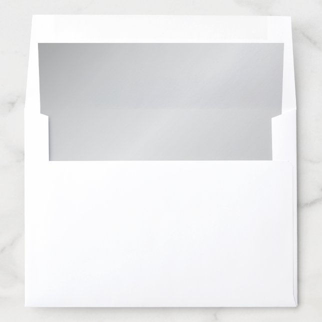 Silver Colored Wedding Envelope Liner (In Envelope)