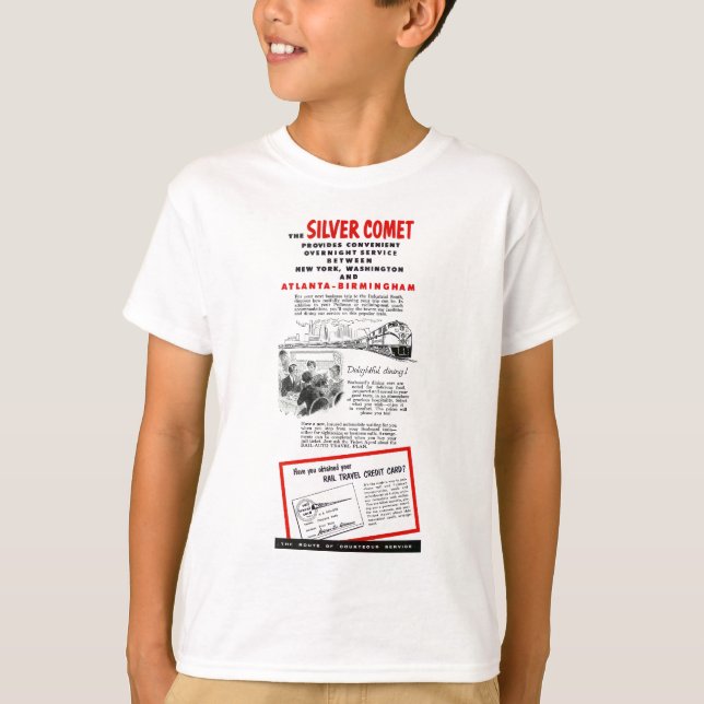 Silver Comet - Seaboard Air Line Railroad T-Shirt (Front)