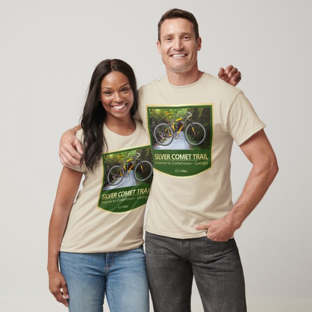 Silver Comet Trail (bike2) T-Shirt (Unisex)