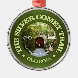 Silver Comet Trail (cycling c) Metal Ornament