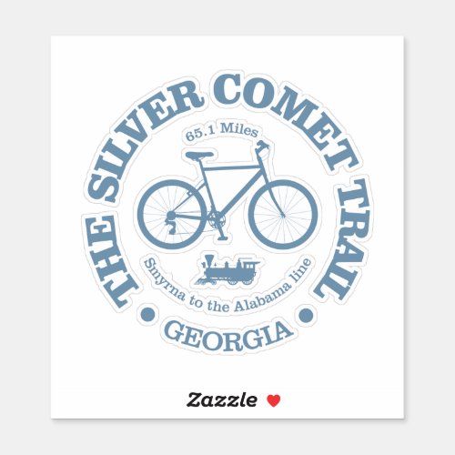 Silver Comet Trail cycling Sticker