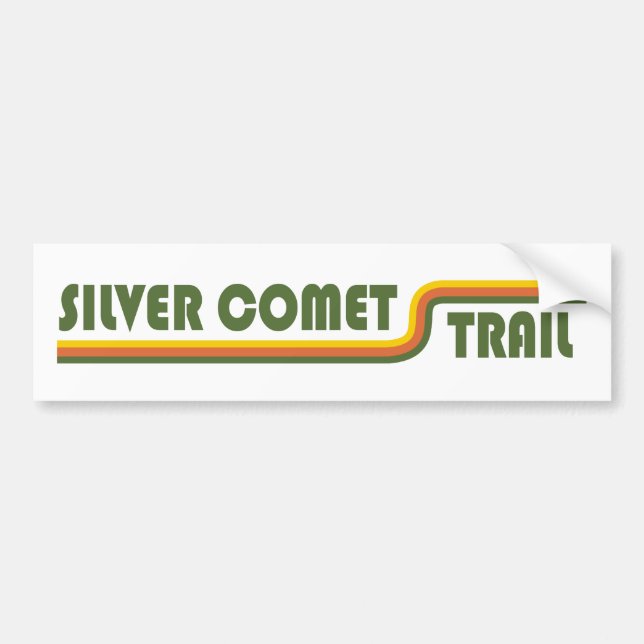 Silver Comet Trail Georgia Bumper Sticker (Front)