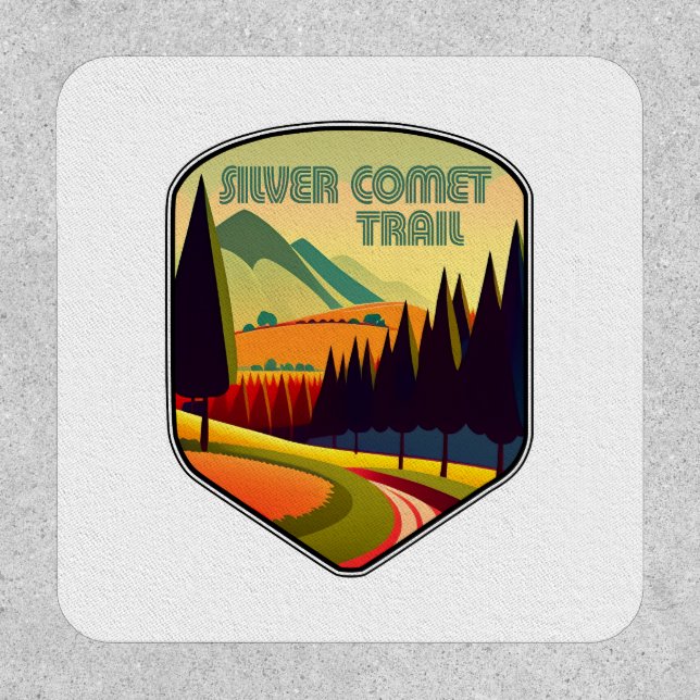 Silver Comet Trail Georgia Colors Patch (Front)