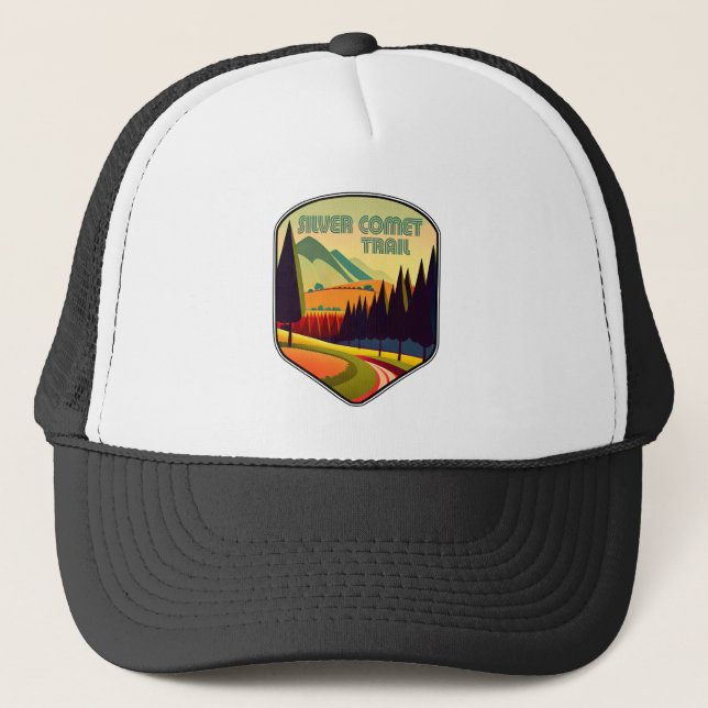 Silver Comet Trail Georgia Colors Trucker Hat (Front)