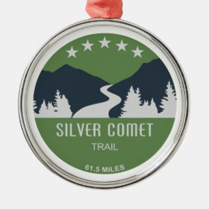Silver Comet Trail Georgia Metal Ornament