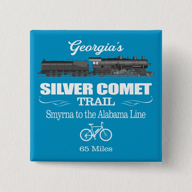 Silver Comet Trail (RT2) Button (Front)