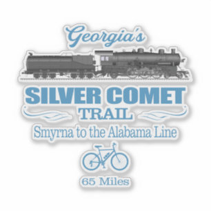 Silver Comet Trail (RT2) Sticker