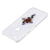 Silver Cross with a Red Rose Uncommon Google Pixel Case (Top)