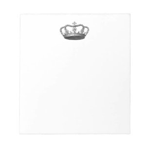 Silver Crown Gift Item You Personalize Notepad