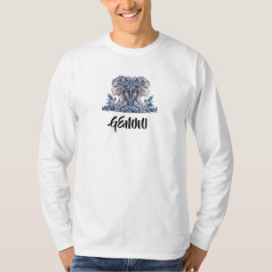 Silver Crystal Gemini Luxury Collection T-Shirt
