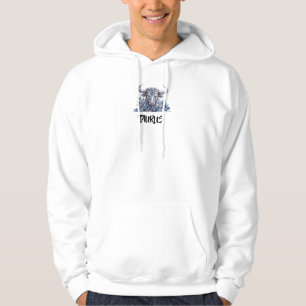 Silver Crystal Taurus Zodiac Hoodie