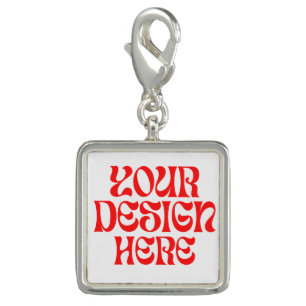 Silver Custom Photo & Writing Charm – Personalized