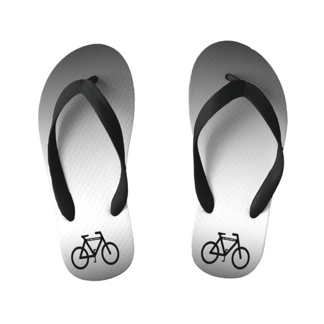 Silver Cycling Kids Flip Flops (Footbed)