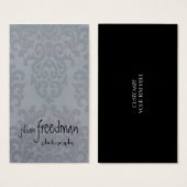 Silver Damask (Front & Back)