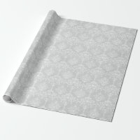 damask wrapping paper