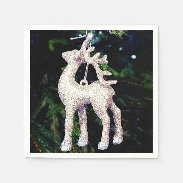 Silver Deer Napkins (Front)